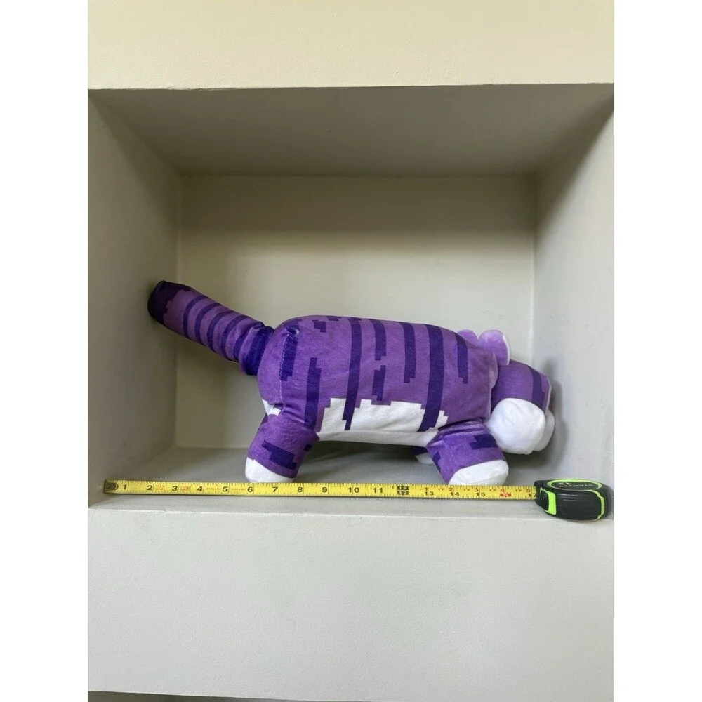 Minecraft Legends Purple Tiger Pillow Plush Buddy Mfg 22